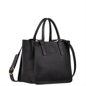 Longchamp Le Foulonne Black Handle Bag